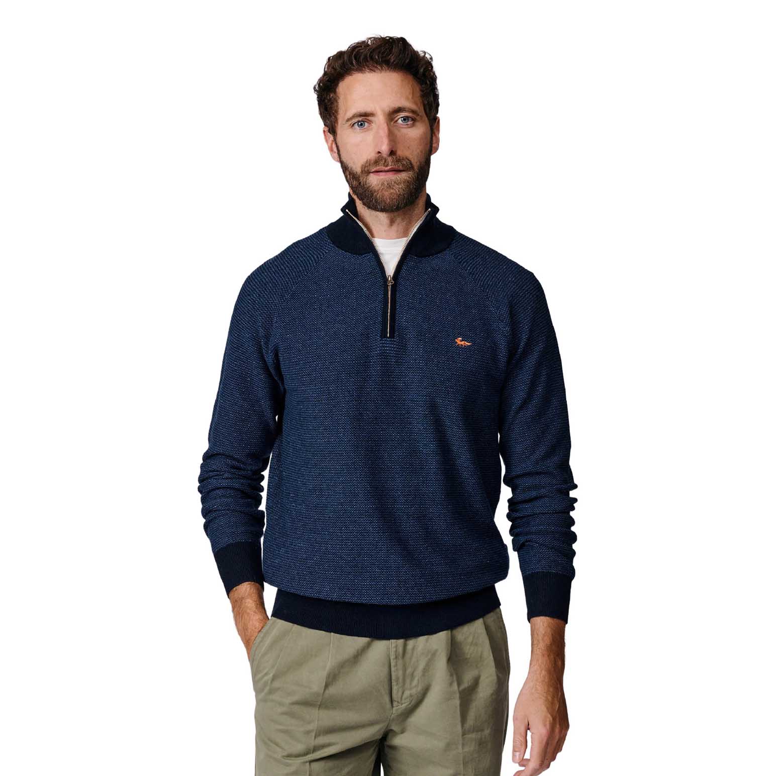 Aubin Bonby Zip Neck